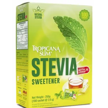 Tropicana Slim Stevia Sweetener With Chromium 1000 Sachets