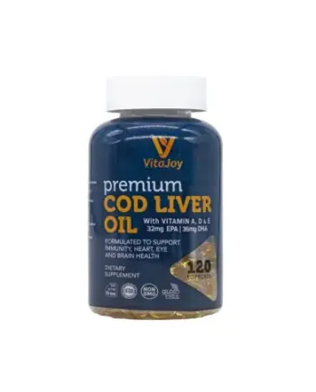 Vita Joy Premium Cod Liver Oil 120 Capsules