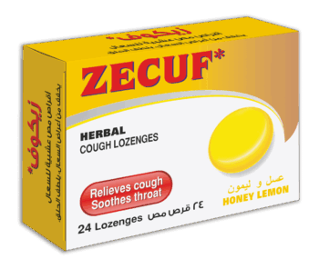 Zecuf Herbal Honey And Lemon 24 Lozenges