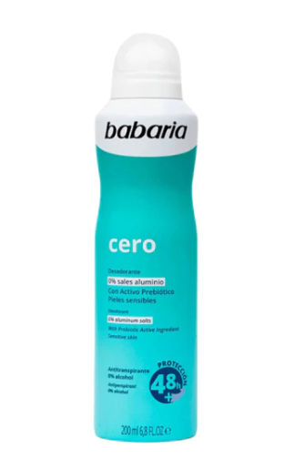 Babaria Zero Deodorant Spray For Women 200ml
