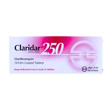 Claridar 250mg 14 Tablets