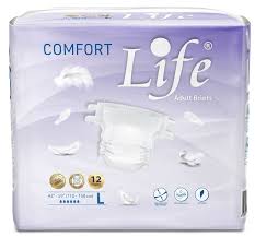 Comfort Life (L) 12 Diapers