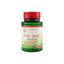 فوليك أسيد Human Essentials Folic Acid 400mcg 90 Tablet