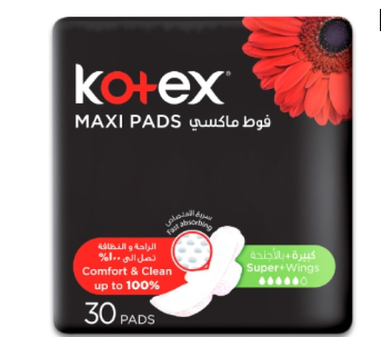 Kotex Maxi Super 30 Pads