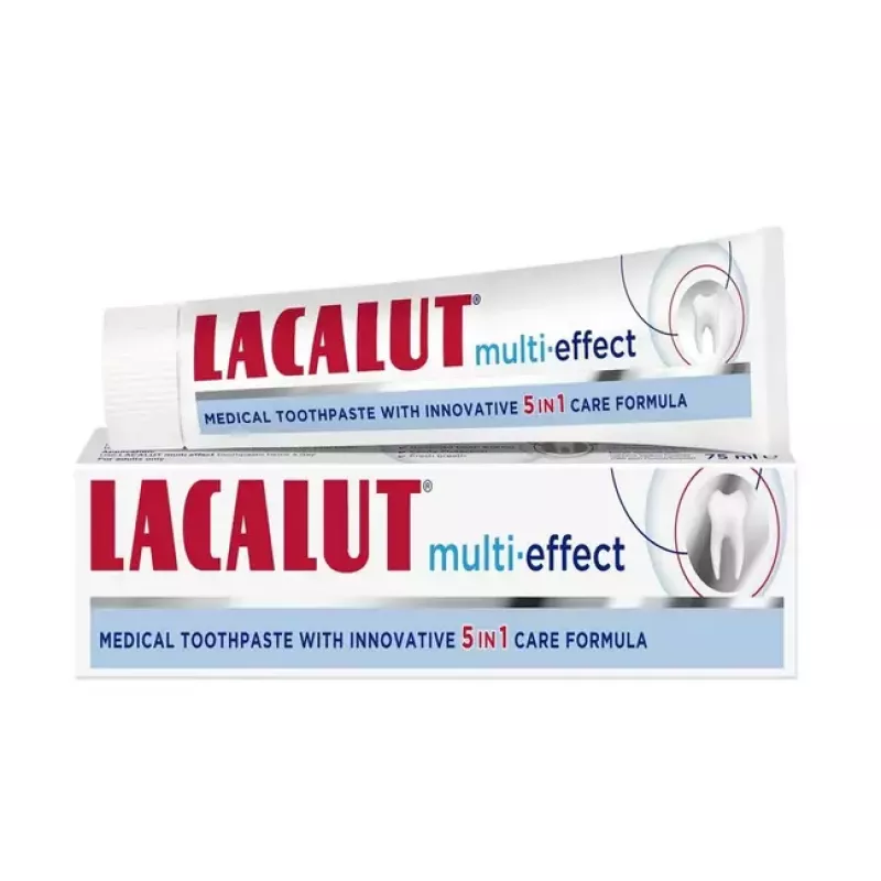 Lacalut Toothpaste Multi-Effect 5 In 1 Care Toothpaste 75ml Lacalut Toothpaste Multi-Effect 5 In 1 Care Toothpaste 75ml