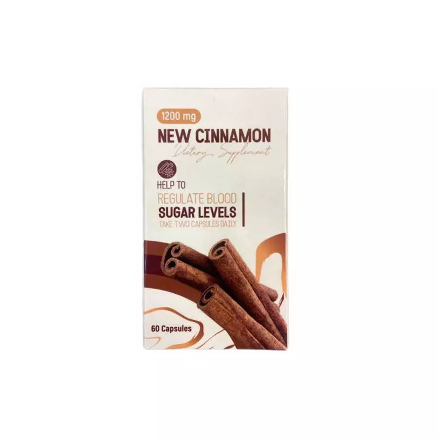 New Cinnamon 1200mg 60 Capsules New Cinnamon 1200mg 60 Capsules