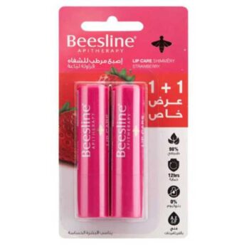 Offer Beesline Strawberry Lip Care 4g Buy 1 Get 1 Free