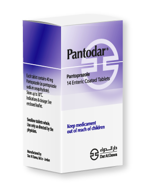 Pantodar 40mg 14 Tablets