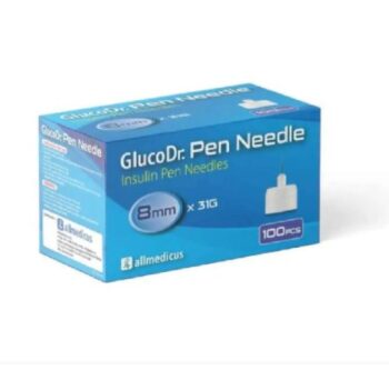 Gluco Dr Pen Needles 8mm 100 Pcs