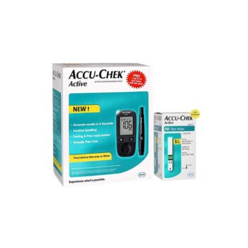 Accu Chek Active Glucose Monitor With 60 Strips