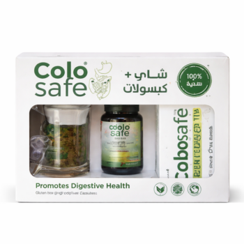بكج شاي وكبسولات لصحة القولون Colosafe tea and capsules bakege