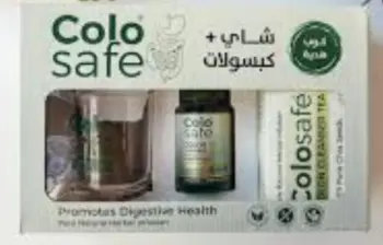 Colosafe tea and capsules bakege
