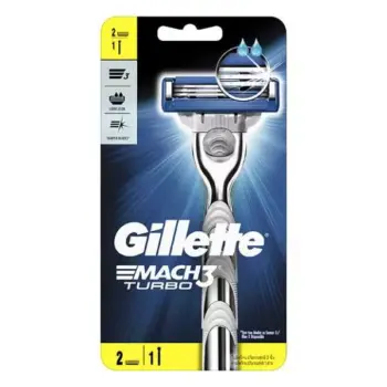 Gillette Mach3 Turbo 3D Motion 1Razor + 2 Blades