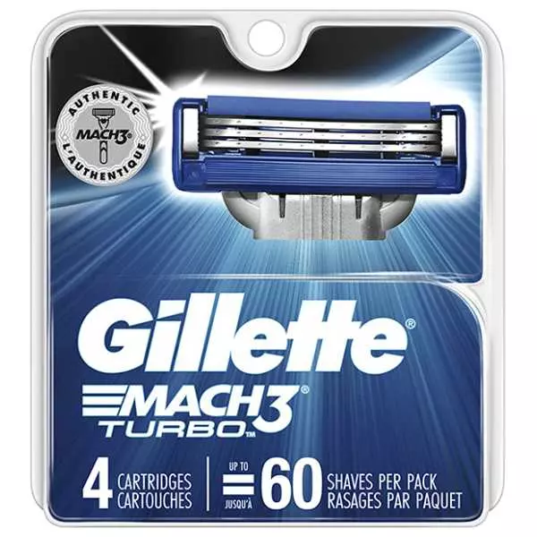 Gillette Match3 Turbo 4Cartridge Gillette Match3 Turbo 4Cartridge