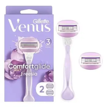 Gillette Venus Comfortglide Razor With 2 Refill Blades