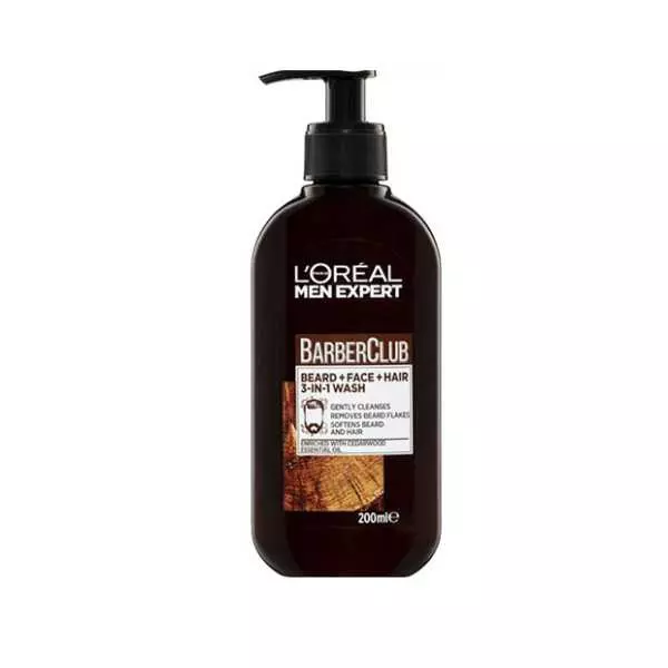 Loreal Barber Club Beard And Face Hair Wash Loreal Barber Club Beard And Face Hair Wash 200ml