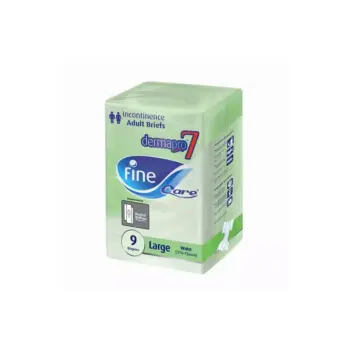 Fine Care Incontinence Unisex Briefs, Large 110-156 Cm 9 Diaper