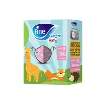 Fine Face Mask For Kids Pink (S)