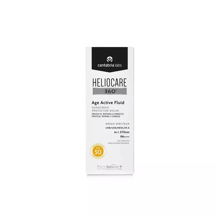 Heliocare 350ْ Age Active Fluid Sunscreen Spf 50 50ml Heliocare 360 Age Active Fluid Sunscreen Spf 50 50ml