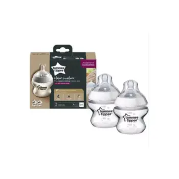 Tommee Tippee Silicone Bottle 0M+ 2*150 ML