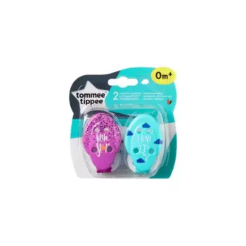 Tommee Tippee Soother Holder 0M+, 2 Pieces