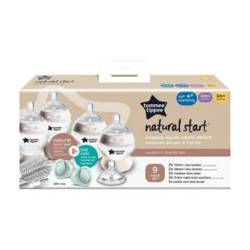 Tommee Tippee Starter Kit ( 4 Bottle+2 Nipple + 2 Soother )