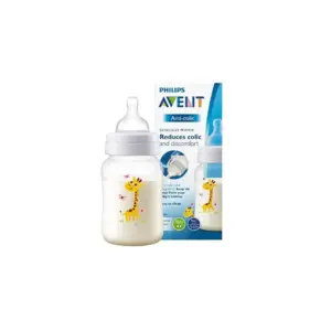 Avent Classic Bottle Giraffe 260 ML +1M
