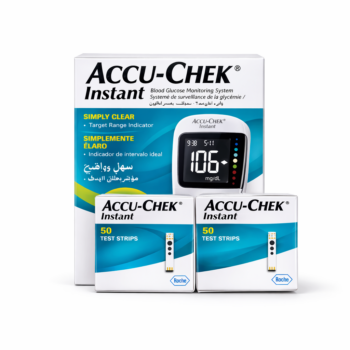 Accu Chek Active Glucose Monitor With + 100 Strips Bundle Offer