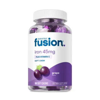 Bariatric Fusion Iron + Vitamin C 60 soft Chewable Tablets – Grape Flavor