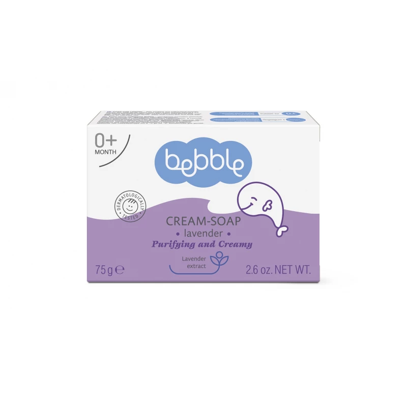 Bebble Cream - Soap Lavender 75g Bebble Cream - Soap Lavender 75g