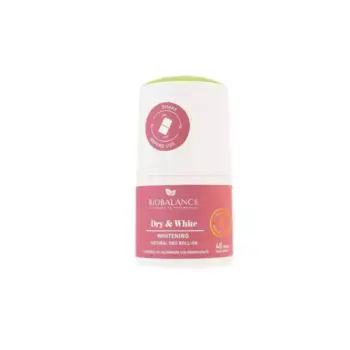 Bio Balance Dry & White Whitening Deodorant Roll On 48H 50ml