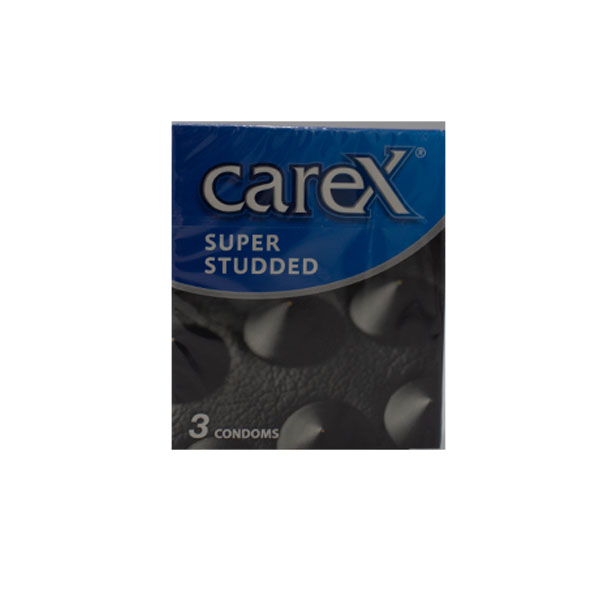 Carex Super Studded 3 Condoms Carex Super Studded 3 Condoms