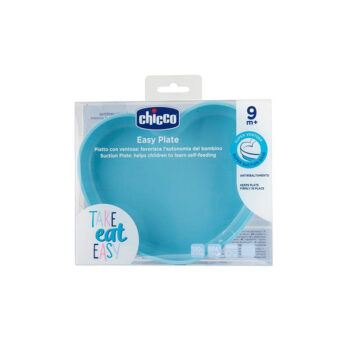 Chicco Heart Shaped Plate Teal 9M+