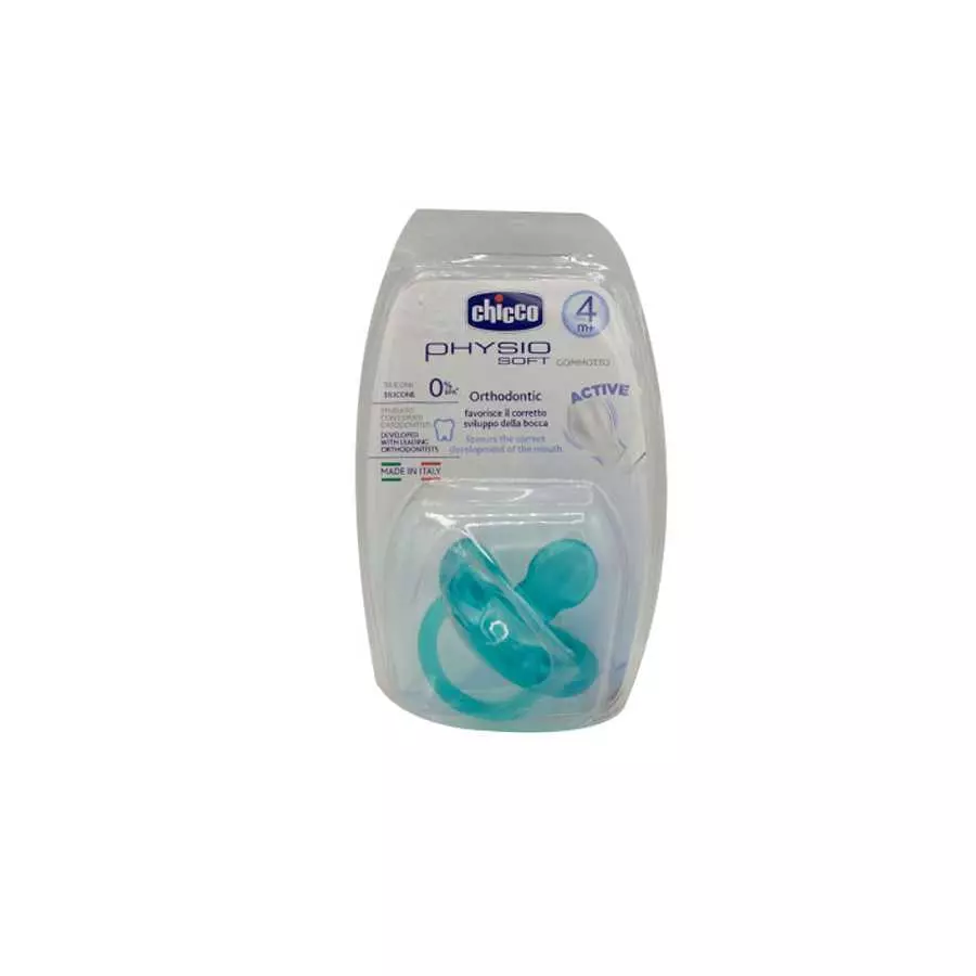 Chicco Physio Silicone Soother 4m+ Chicco Physio Silicone Soother 4m+