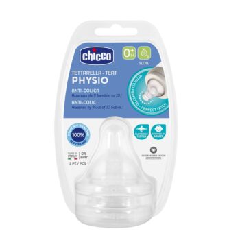 Chicco Physio Teat 0m+ 2 Pieces