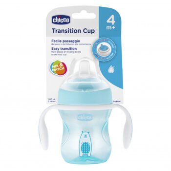 Chicco Transition Cup Blue 200ml 4M+