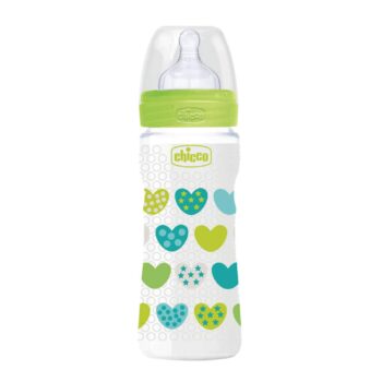 Chicco Well Being Bottle 250ml 2m+ Green