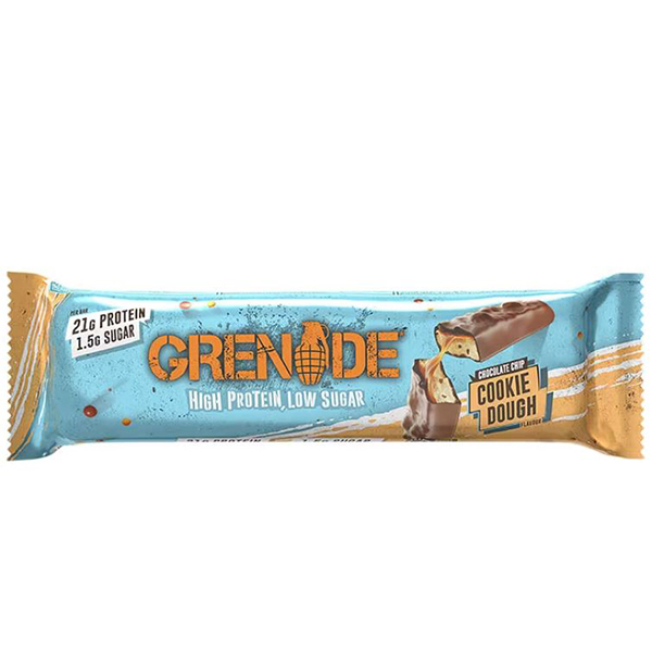 Grenade Chocolate Chip Cookie Dough Protein Bar 60g Grenade Chocolate Chip Cookie Dough Protein Bar 60g