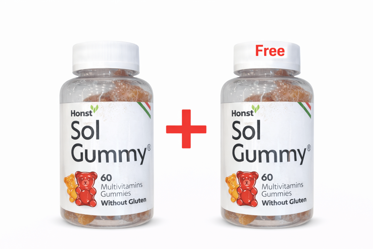 Honst Sol Gummy Multivitamin 60 Gummies Buy 1 Get 1 Free