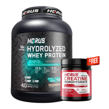 Horus Hydrolyzed Whey Protein Cappuccino Flavor 1.7 kg (40 Serving)