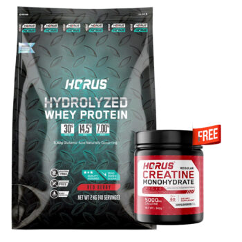 Horus Hydrolyzed Whey Protein Red Berry Flavor 2kg (48 Serving)