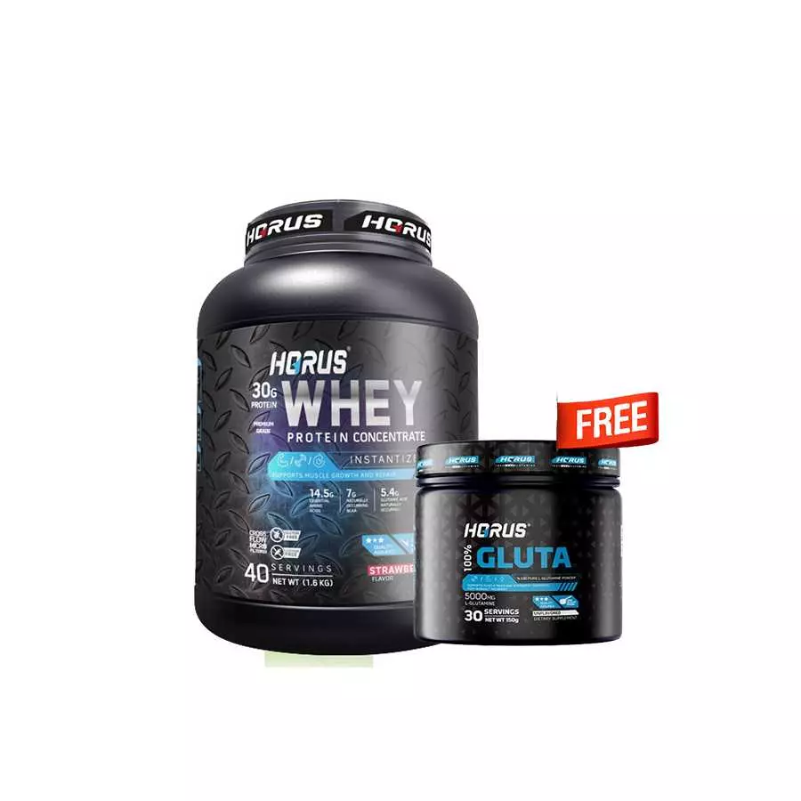 Horus Whey Protein Concentrate Strawberry Flavor 1.6kg Horus Whey Protein Concentrate Strawberry Flavor 1.6kg