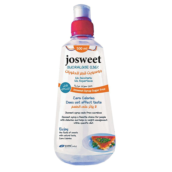 Josweet Sucralose Syrup 500ml Josweet Sucralose Syrup 500ml