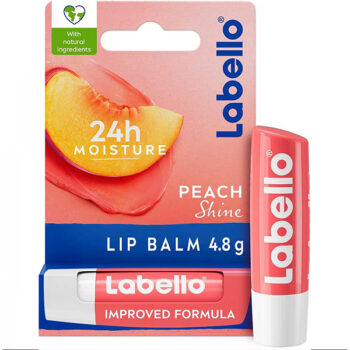 Labello Peach Shine Lip Balm 4.8g