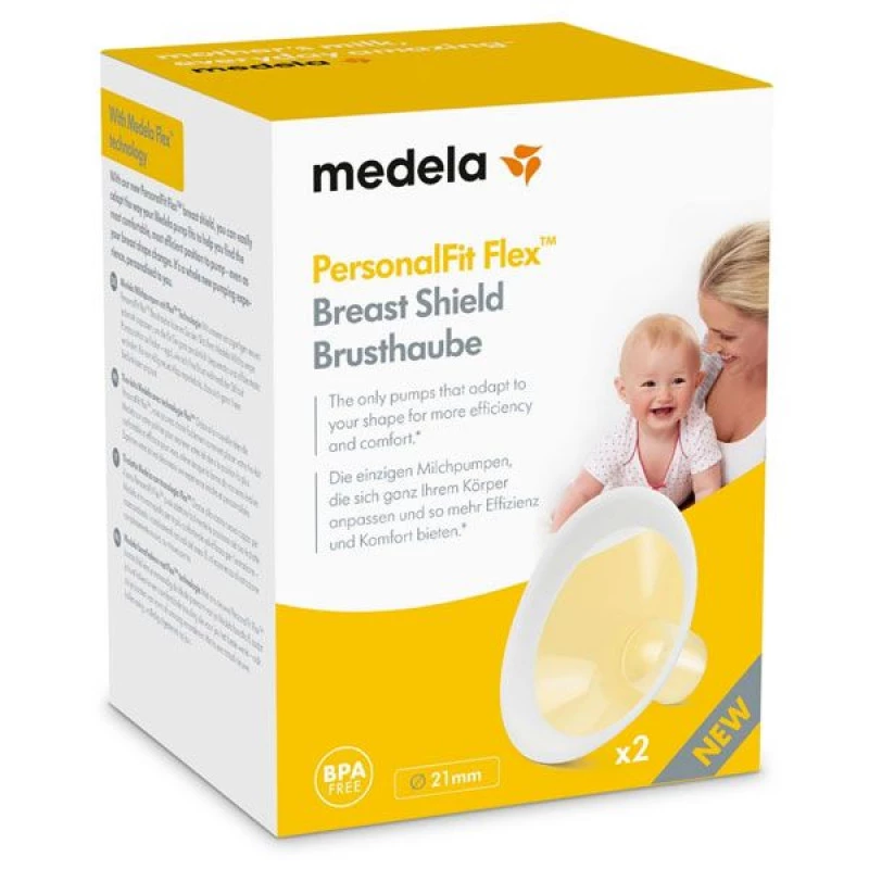Medela Personal Fit Flex Breast Shields 21mm 2 Pieces Medela Personal Fit Flex Breast Shields 21mm 2 Pieces