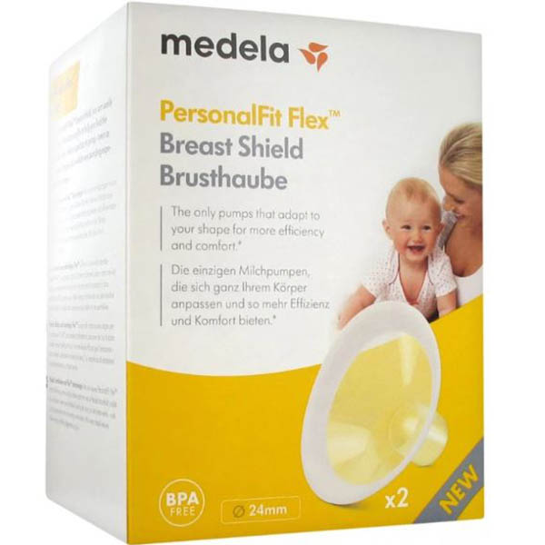 Medela Personal Fit Flex Breast Shields 24mm 2 Pieces Medela Personal Fit Flex Breast Shields 24mm 2 Pieces