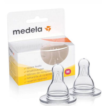 Medela Spare Teats Medium Flow 2 Pieces