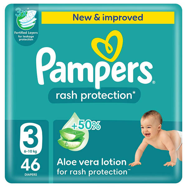 Pampers Diapers Size (3) 6-10 kg 46 Diapers Pampers Diapers Size (3) 6-10 kg 46 Diapers