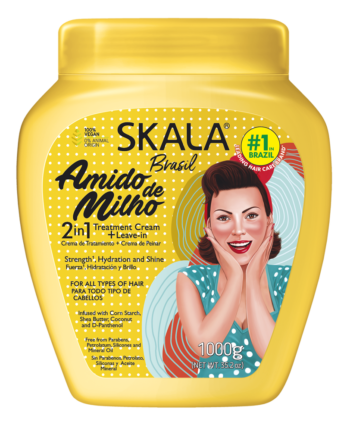 Skala Amido De Milho 2 in 1 Hair Treatment Cream 1000g
