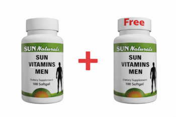 Sun Naturals Men Multivitamins 100 Tablets Buy 1 Get 1 Free